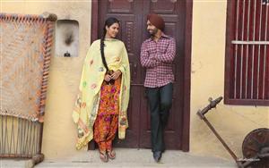 Sonam Bajwa and Ammy Virk in Nikka Zaildar 2